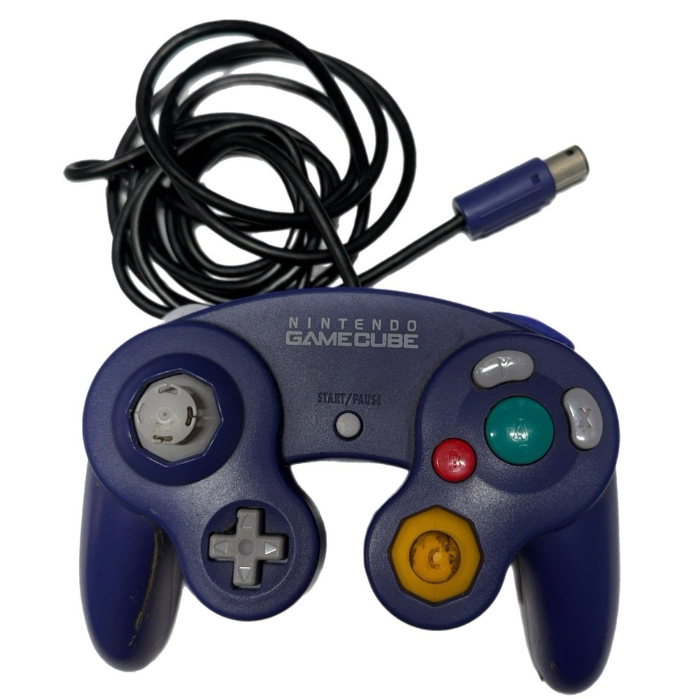 Official Nintendo GameCube Controller Indigo Purple OEM DOL-003